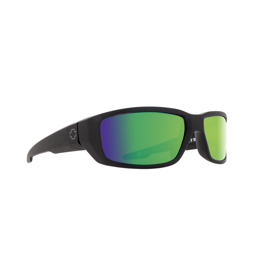 DIRTY MO MATTE BLACK – HAPPY BRONZE POLAR w/ GREEN SPECTRA