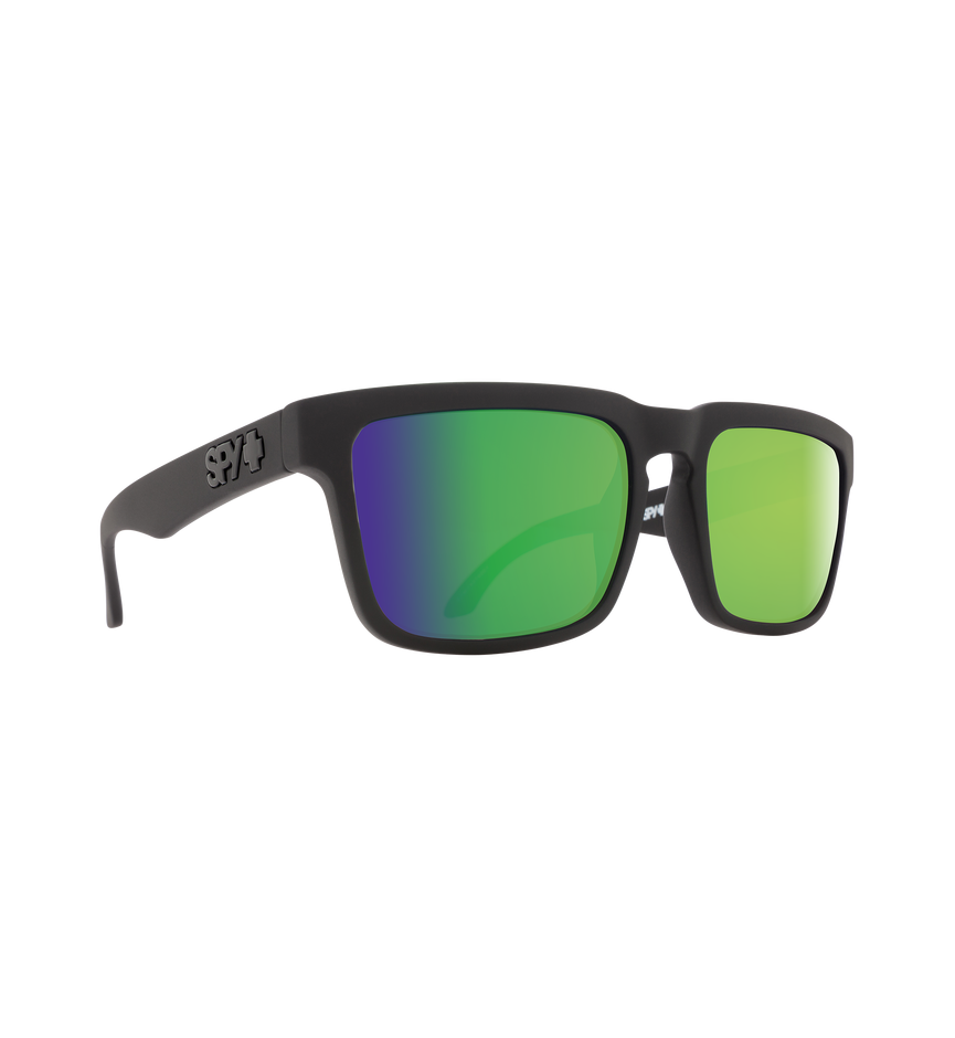 HELM MATTE BLACK – HAPPY BRONZE POLAR w/ GREEN SPECTRA