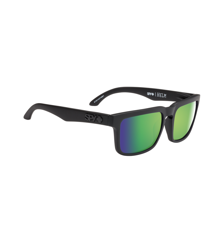 HELM MATTE BLACK – HAPPY BRONZE POLAR w/ GREEN SPECTRA