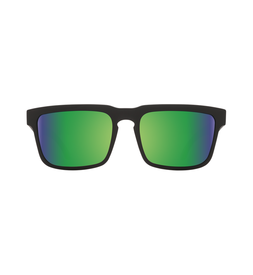 HELM MATTE BLACK – HAPPY BRONZE POLAR w/ GREEN SPECTRA