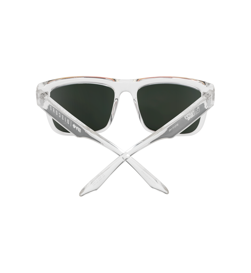 DISCORD CLEAR – HAPPY GRAY GREEN W/RED SPCT