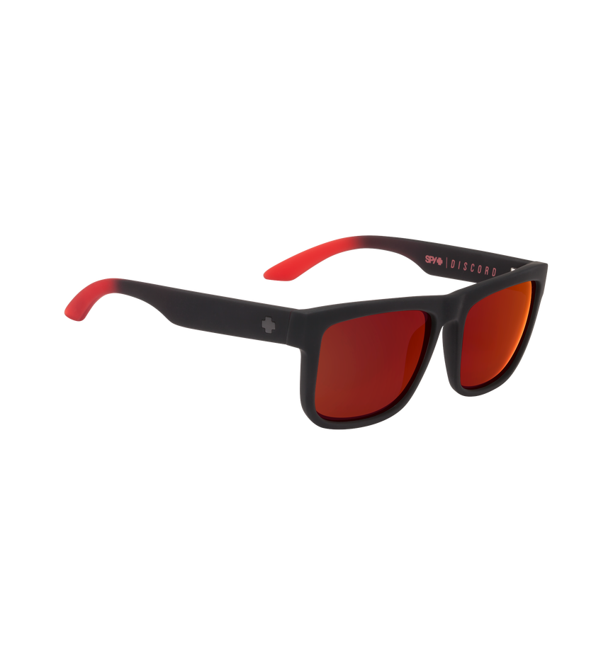 DISCORD SOFT MATTE BLACK/RED FADE – HAPPY GRAY GREEN W/RED FLASH