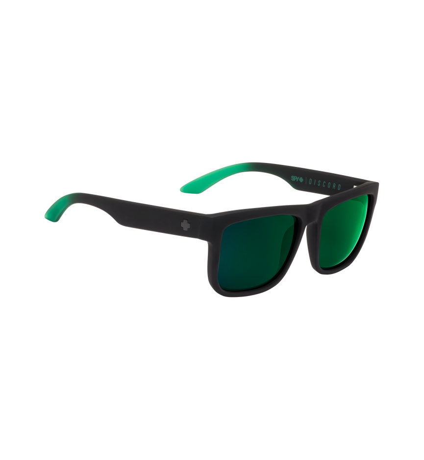 DISCORD SOFT MATTE BLACK/GREEN FADE – HAPPY GRAY GREEN W/GREEN F