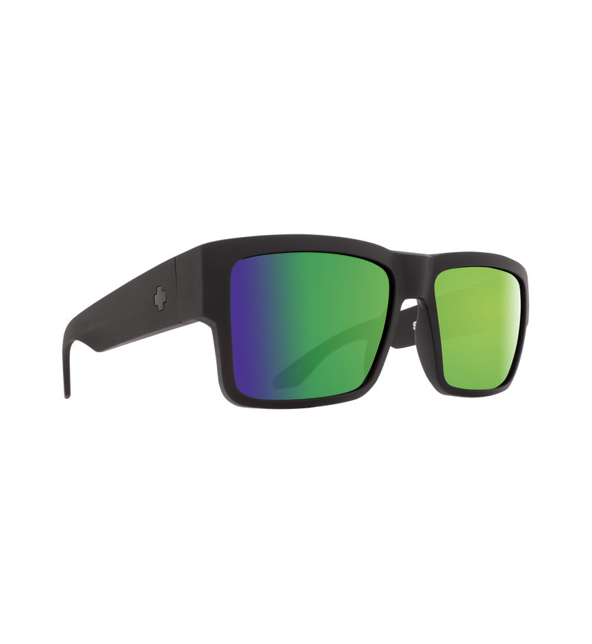 CYRUS MATTE BLACK – HAPPY BRONZE POLAR w/ GREEN SPECTRA