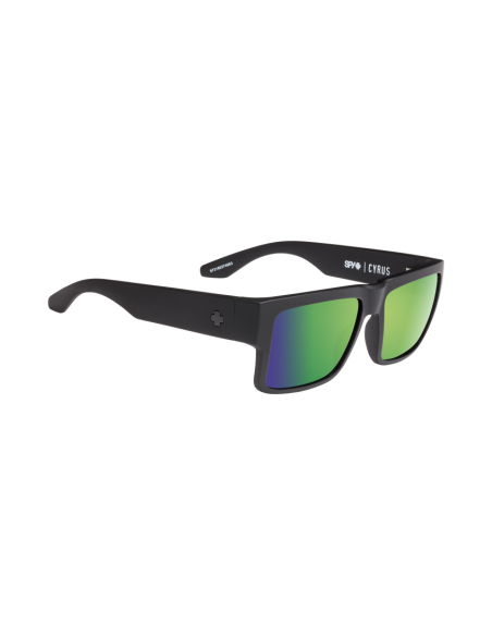 CYRUS MATTE BLACK – HAPPY BRONZE POLAR w/ GREEN SPECTRA