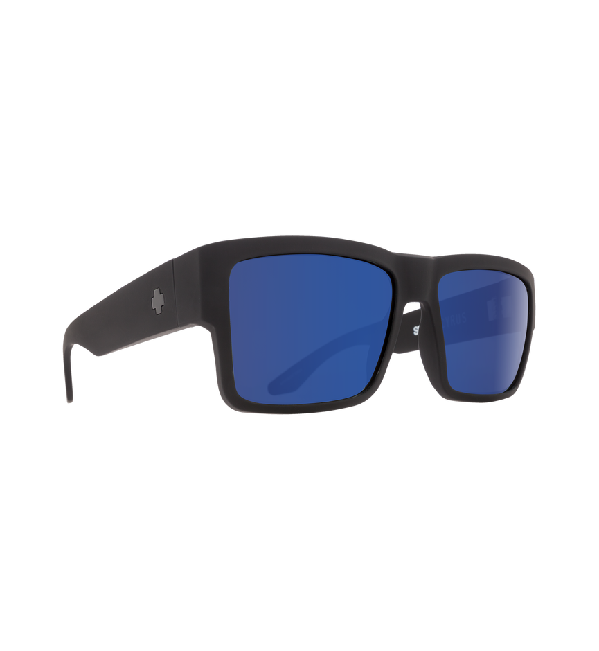 CYRUS SOFT MATTE BLACK – HAPPY BRONZE W/ BLUE SPECTRA