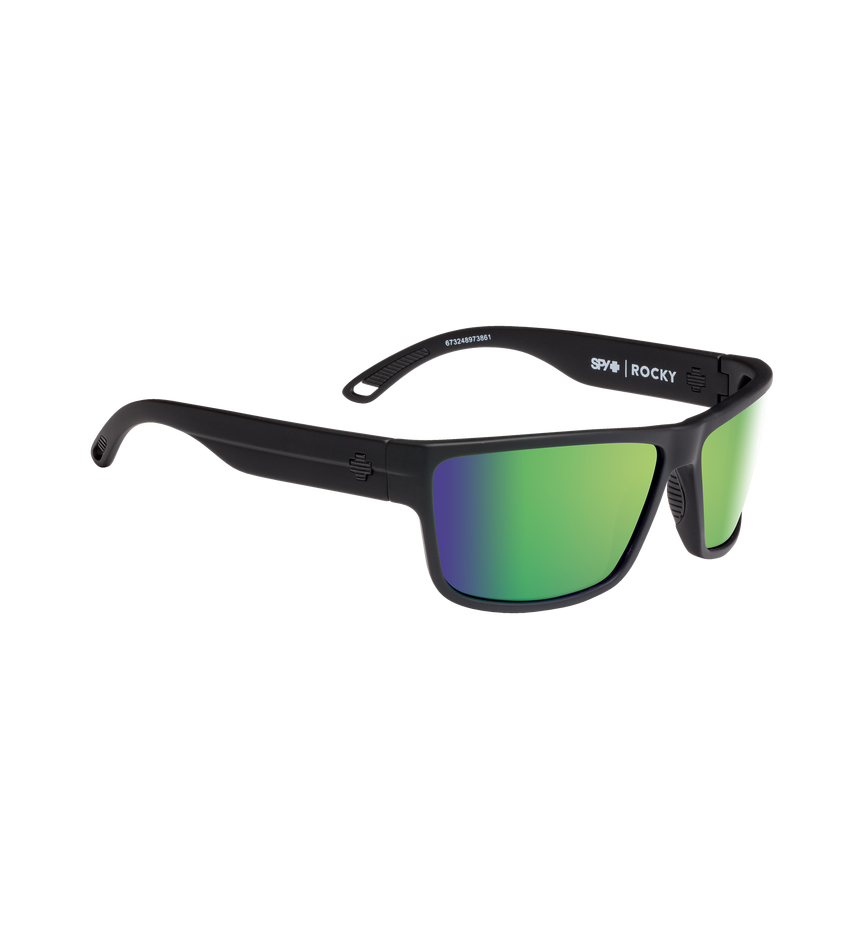 ROCKY SOFT MATTE BLACK – HAPPY BRONZE POLAR W/ GREEN SPECTRA