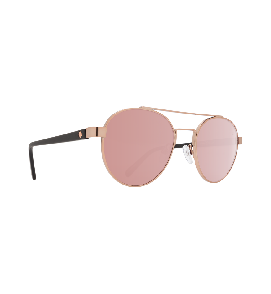 DECO MATTE ROSE GOLD/MATTE BLACK – HAPPY BRONZE W/ ROSE QUARTZ S