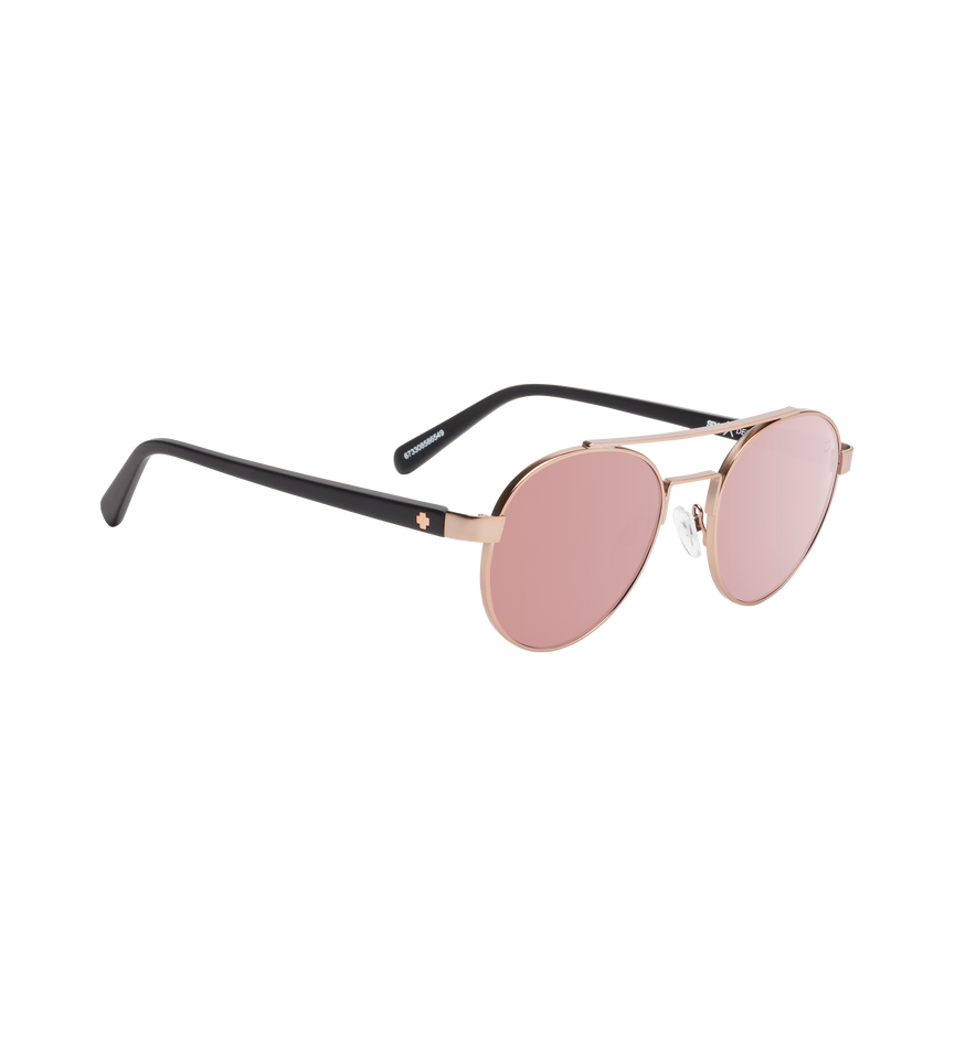 DECO MATTE ROSE GOLD/MATTE BLACK – HAPPY BRONZE W/ ROSE QUARTZ S