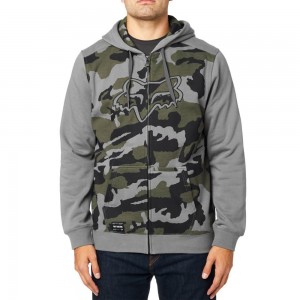 DESTRAKT CAMO ZIP FLEECE