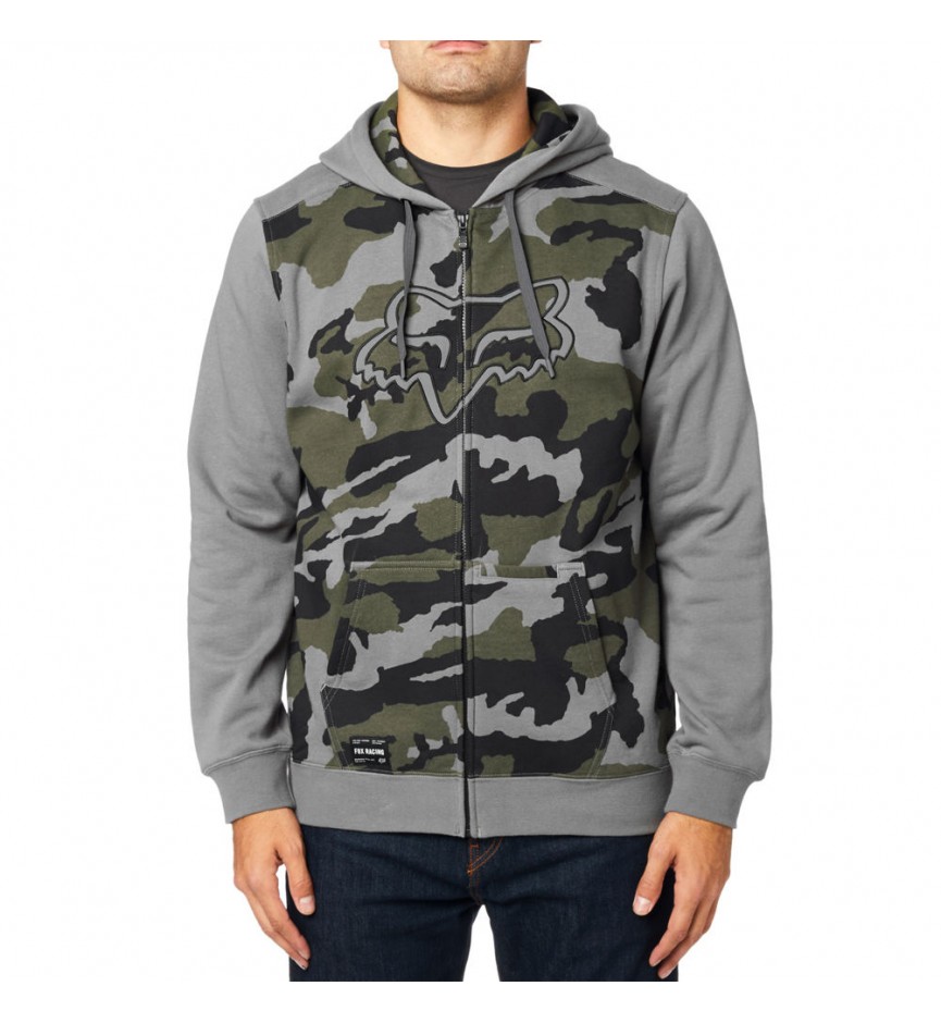 DESTRAKT CAMO ZIP FLEECE