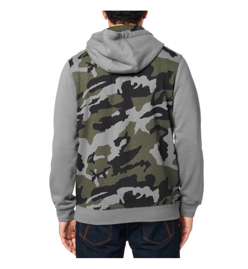 DESTRAKT CAMO ZIP FLEECE