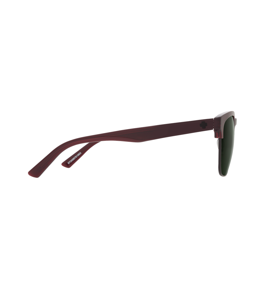LOMA TRANSLUCENT GARNET/MATTE BLACK – HAPPY GRAY GREEN