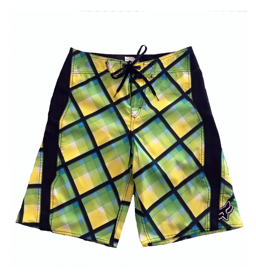 WI FI Plaid Boardshort