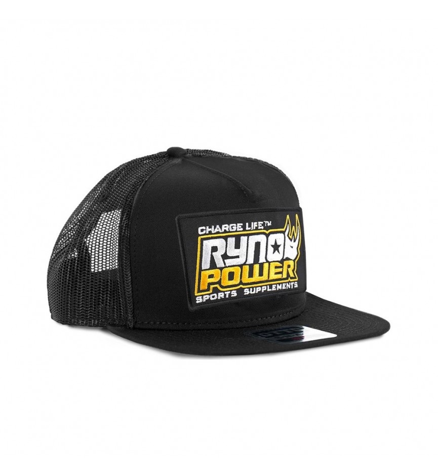 Black Mesh Snapback HAT