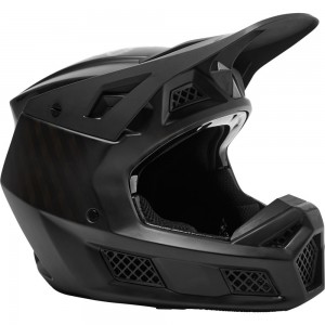 V3 RS BLACK CARBON HELMET, ECE