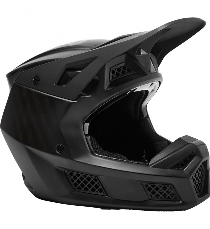 V3 RS BLACK CARBON HELMET, ECE