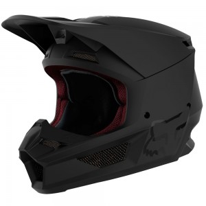 YTH V1 MATTE BLACK HELMET, ECE 2