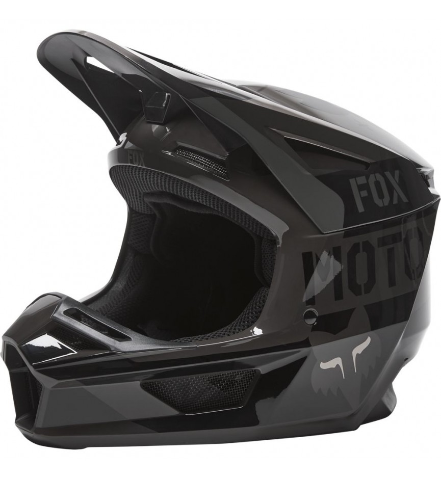 V2 NOBYL BLACK HELMET, ECE