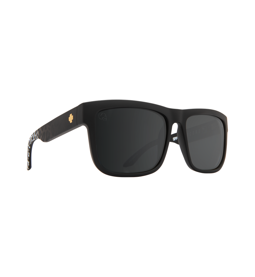 DISCORD Matte Black Leopard Fade – HD Plus Gray Green w/ Silver Flash