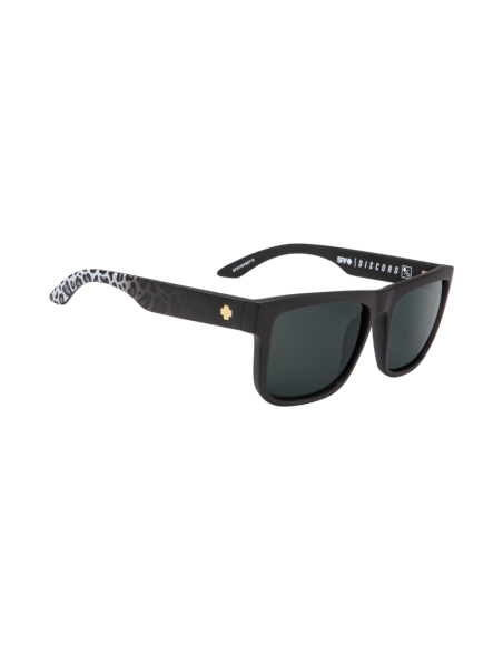 DISCORD Matte Black Leopard Fade – HD Plus Gray Green w/ Silver Flash