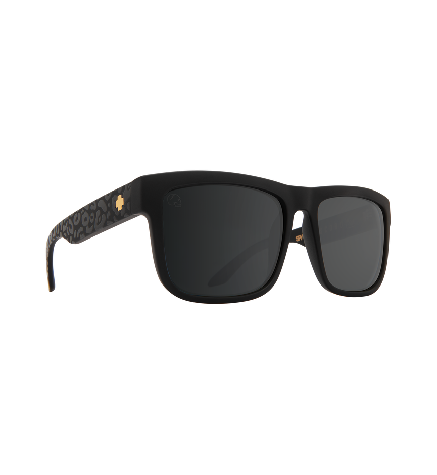 DISCORD Matte Black Leopard – HD Plus Gray Green with Silver Light Spectra Mirror