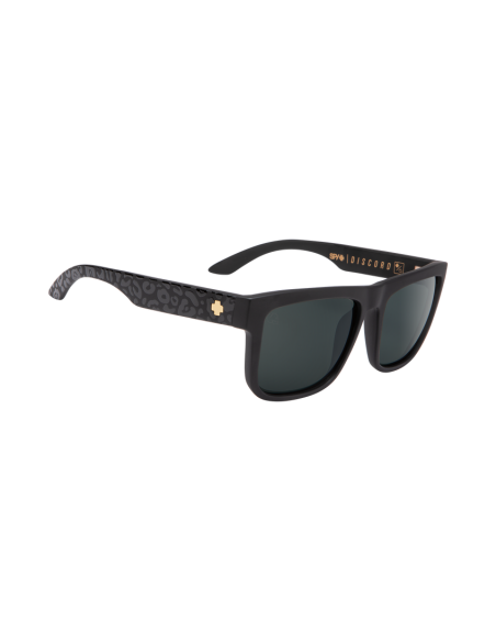 DISCORD Matte Black Leopard – HD Plus Gray Green with Silver Light Spectra Mirror