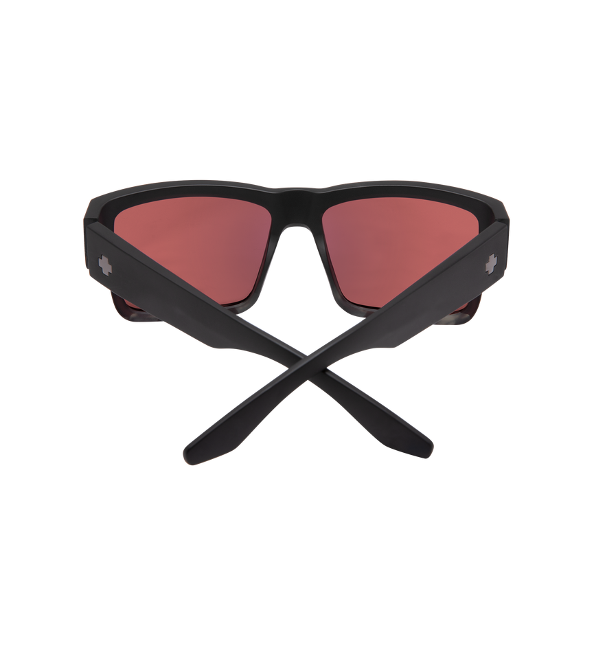 CYRUS Matte Black/Smoke Tort Fade – Happy Rose with Silver Spectra Mirror