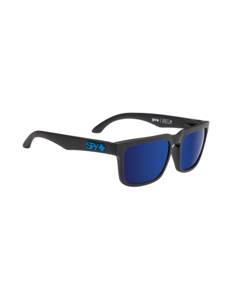 HELM SOFT MATTE BLACK – Happy Bronze Polar with Blue Spectra