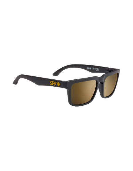 HELM SOFT MATTE BLACK – Happy Bronze with Gold Mirror