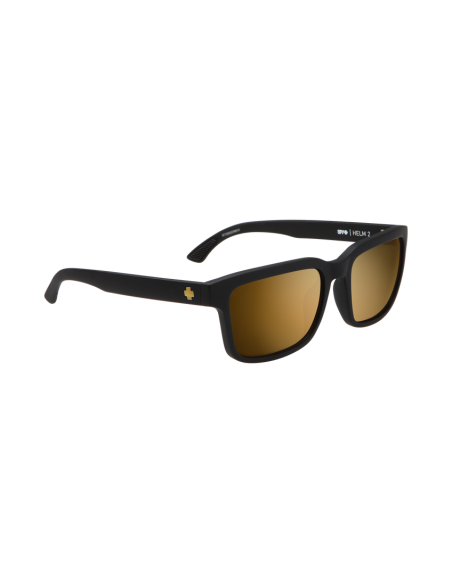 HELM 2 Matte Black – Happy Bronze w/Gold Spectra