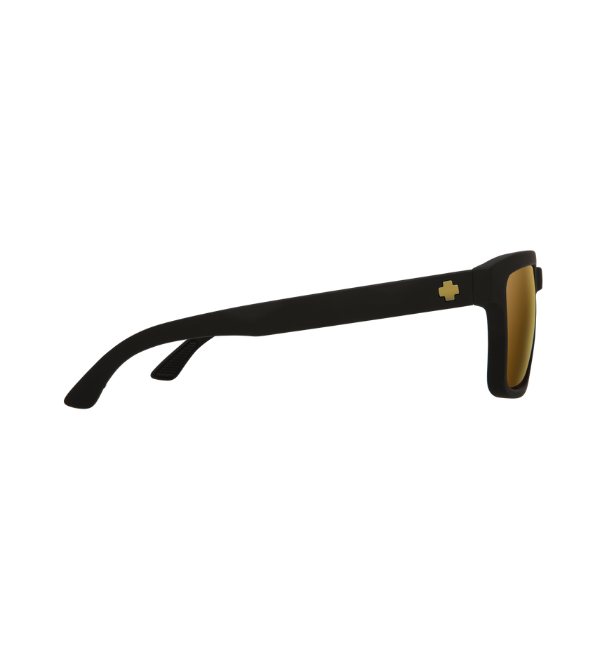 HELM 2 Matte Black – Happy Bronze w/Gold Spectra