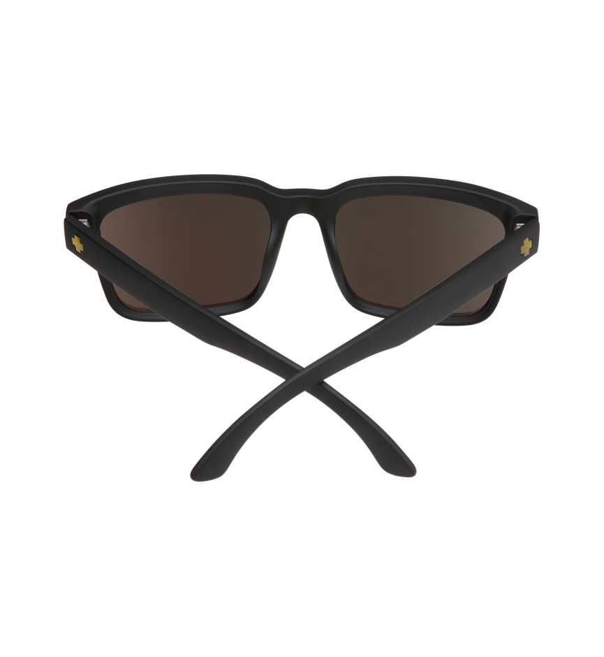 HELM 2 Matte Black – Happy Bronze w/Gold Spectra