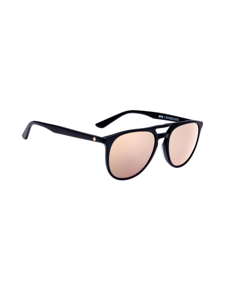 SYNDICATE Matte Black – Happy Bronze with Rose Quartz Spectra