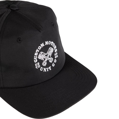 UNIT NASH STRAPBACK CAP BLACK