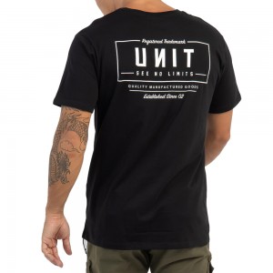 UNIT STANCE TEE BLACK 2