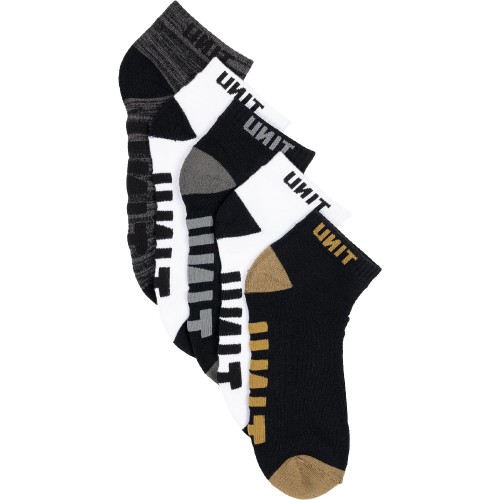 UNIT BAMBOO LO-LUX 5 PACK VITAL SOCKS...