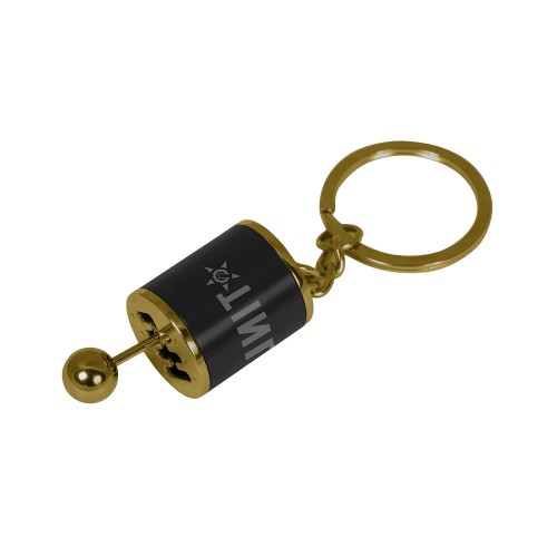 UNIT TOPGEAR KEYRING BLACK/GOLD
