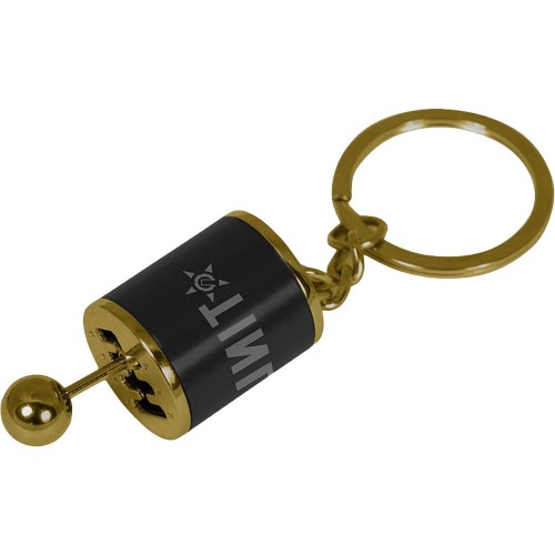 UNIT TOPGEAR KEYRING BLACK/GOLD