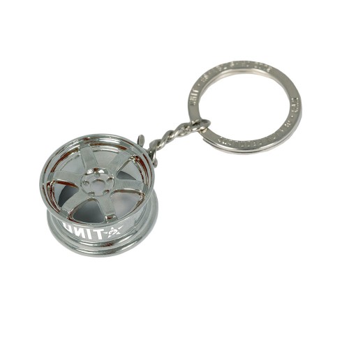 UNIT MAG KEYRING SILVER