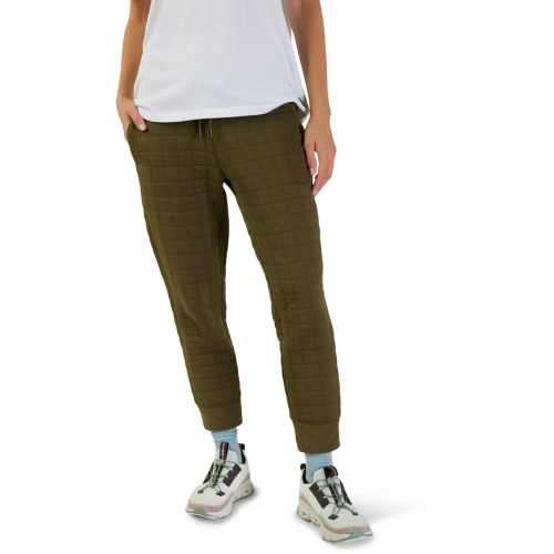W QUILTED FLEECE JOGGER