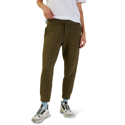 W QUILTED FLEECE JOGGER