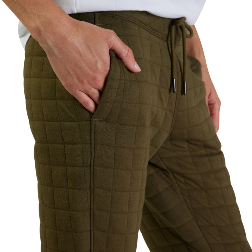 W QUILTED FLEECE JOGGER