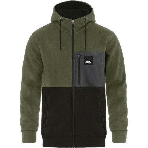 HORSEFEATHERS VICK ZIP HOODIE LODEN...