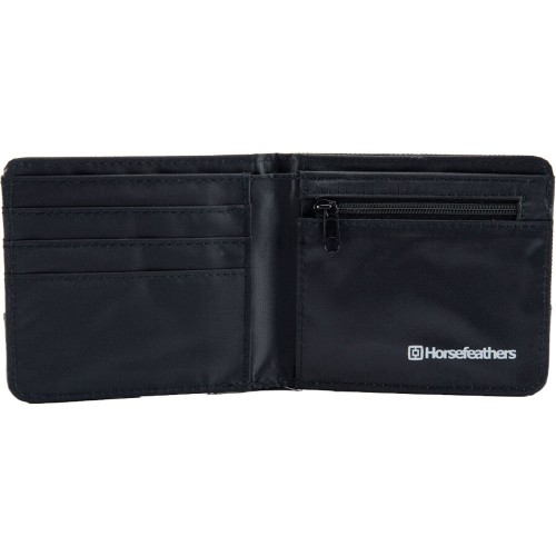 HORSEFEATHERS TERRY WALLET BLACK