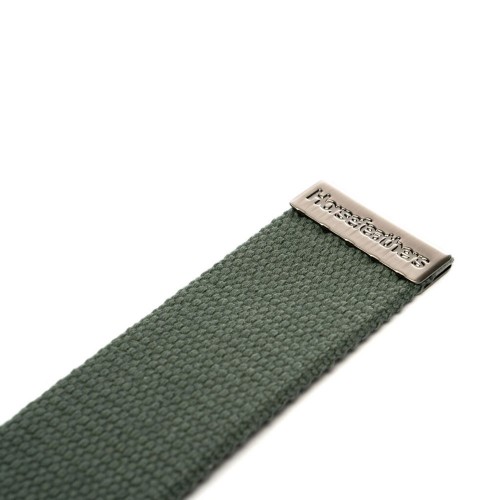 HORSEFEATHERS IDOL PLAIN BELT BELT OLIVE