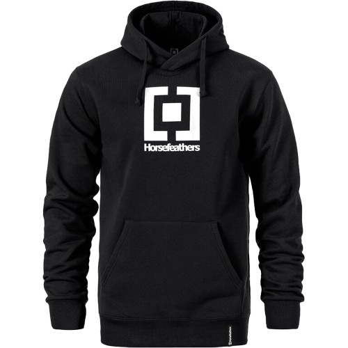HORSEFEATHERS LEADER HOODIE BLACK