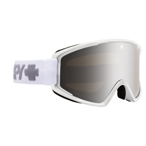 Crusher Elite Matte White – HD Bronze w/ Silver Spectra Mirror
                