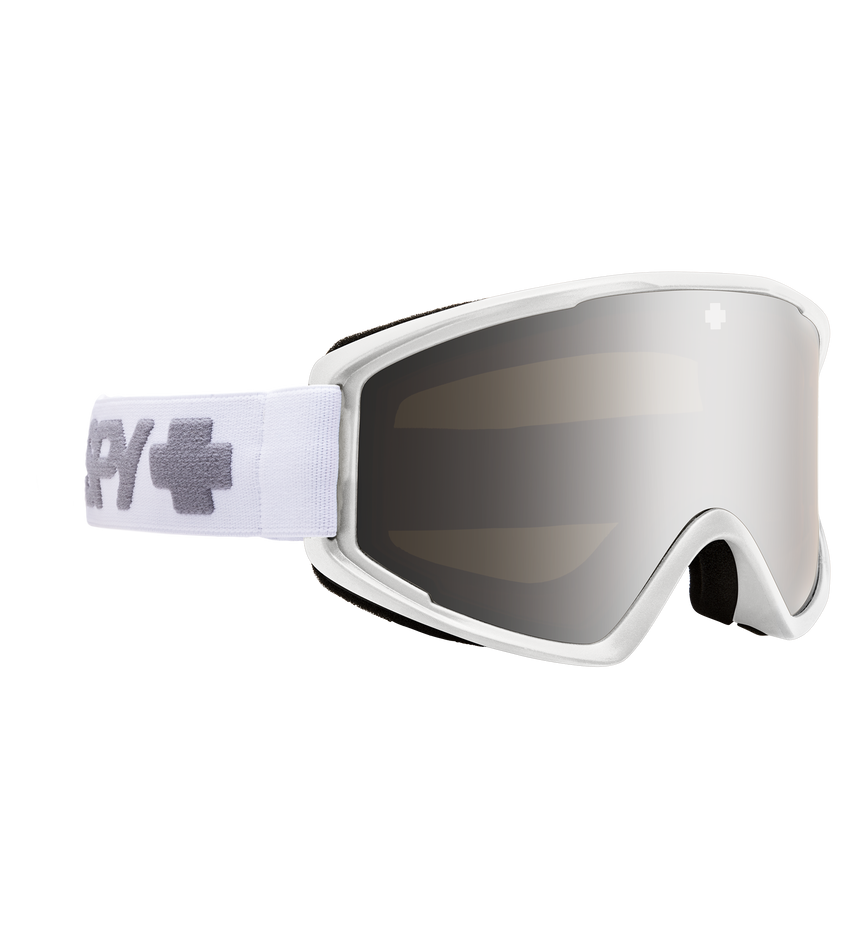 Crusher Elite Matte White – HD Bronze w/ Silver Spectra Mirror