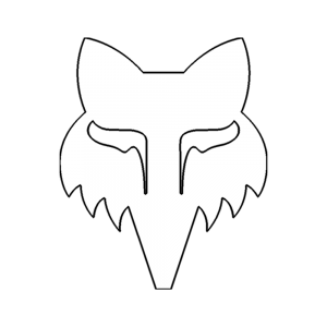 FOX HEAD 4" - DIE CUT VINYL